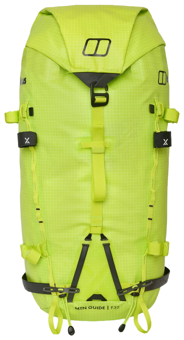MTN Guide F32 mountain pack in lime