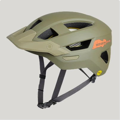 Kids Hummvee Mips® helmet in Tweed Green
