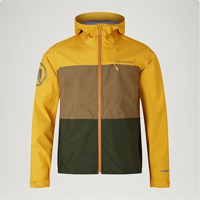 Men's SingleTrack jacket in Yellow Mustard