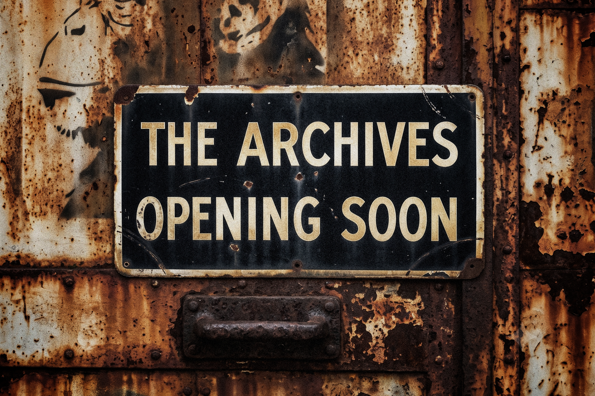 The Archive Is Opening Soon