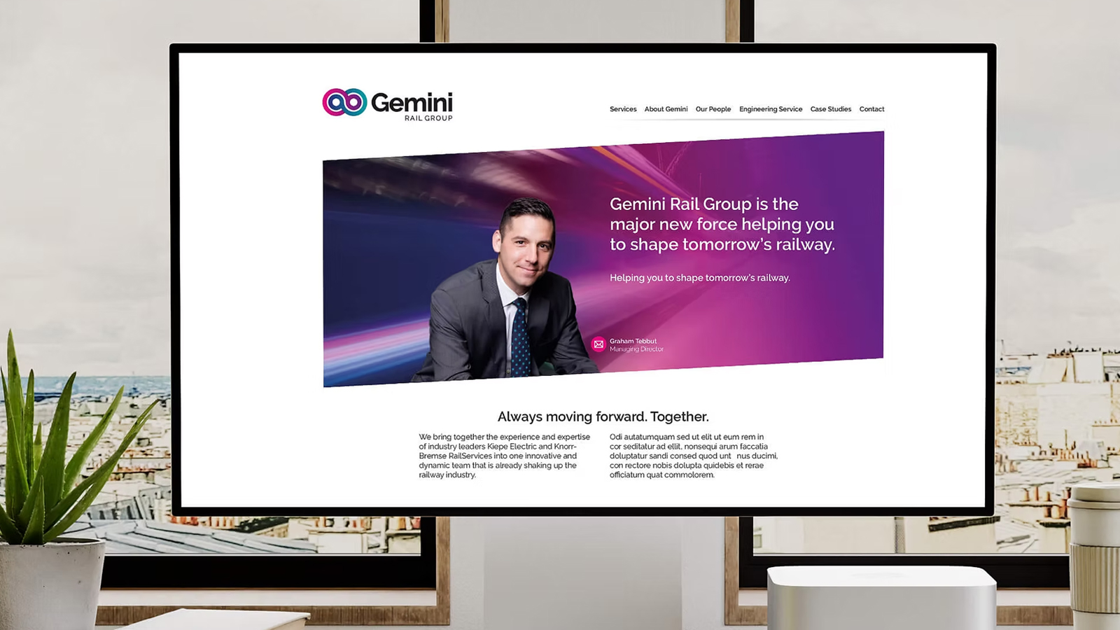 Philips Hue bus stop OOH