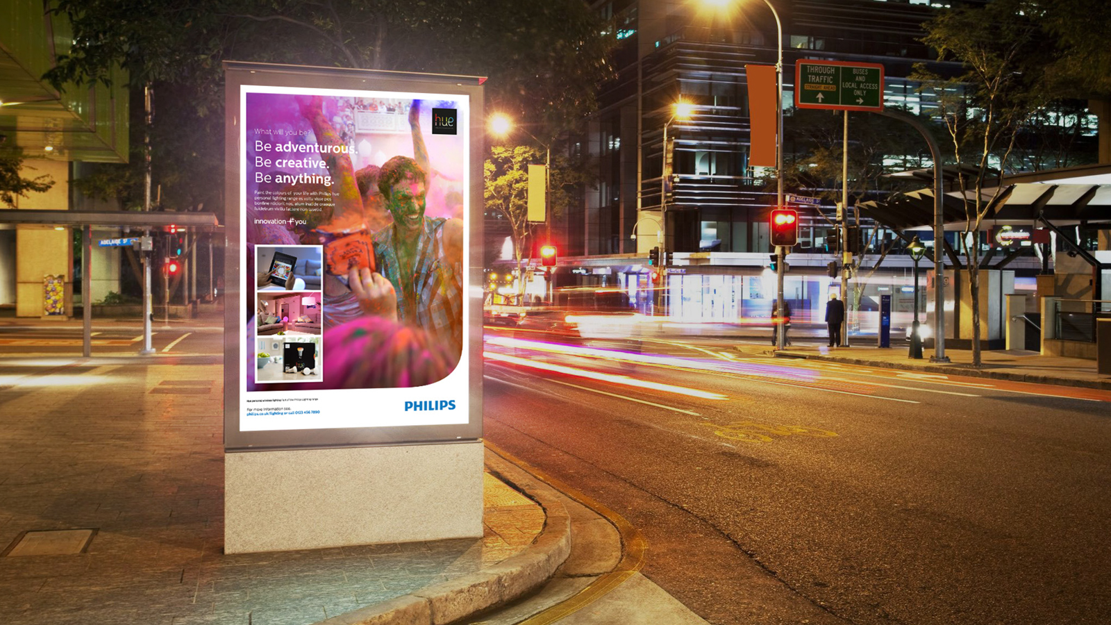 Philips Hue magazine spread