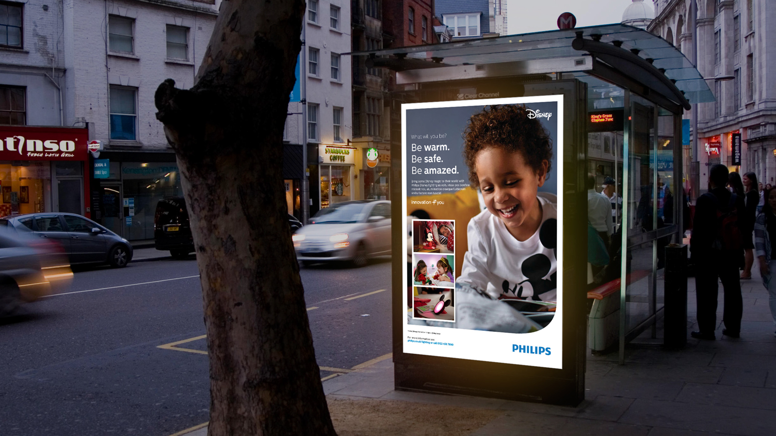 Philips Hue print ad variants