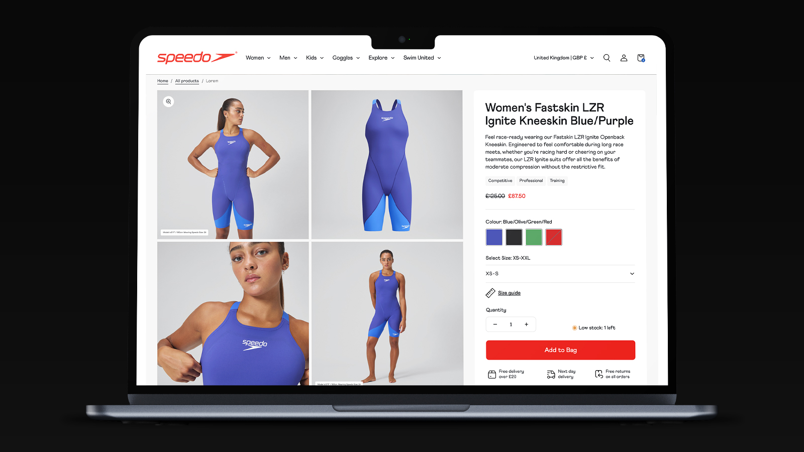 Speedo CLP PLP Development